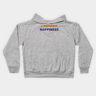 I choose Happiness-Rainbow Kids Hoodie